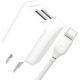 Зарядное устройство XO L35D Micro 2USB 2.1A White