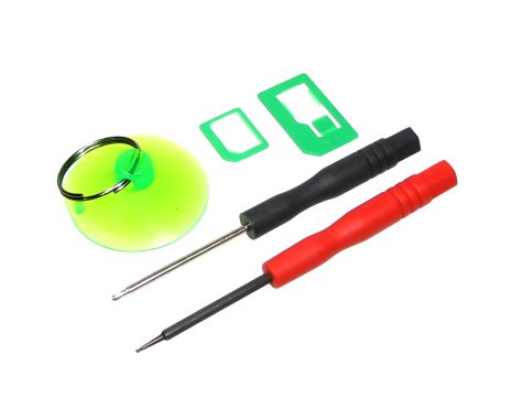 Інструментальний набір для iPhone Baku BK7296 (присоска, викрутки, Nano-sim адаптер)