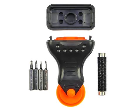 Набір інструментів JAKEMY JM-OP17 (рукоятка і змінні ролики 4шт, насадки: Y0.6, +1.5, *0.8, Pinhead +1.5) Набір інструментів JAKEMY JM-OP17 (рукоятка і змінні ролики 4шт, насадки: Y0.6, +1.5, *0.8, Pinhead +1.5)