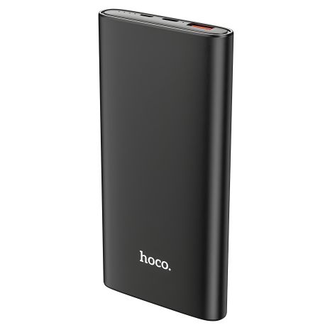 Hoco J83 повербанк 10000 mAh 20W PD Type-C, 18W QC3.0 USB, металл, LED индикатор, Black Hoco J83 повербанк 10000 mAh 20W PD Type-C, 18W QC3.0 USB, металл, LED индикатор, Black