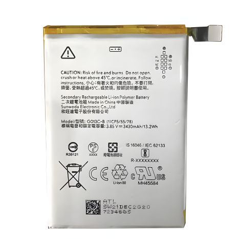 Акумулятор для Google Pixel 3 XL (3450 mAh) GO13C-B/G013C-B [Original] 12 міс. гарантії