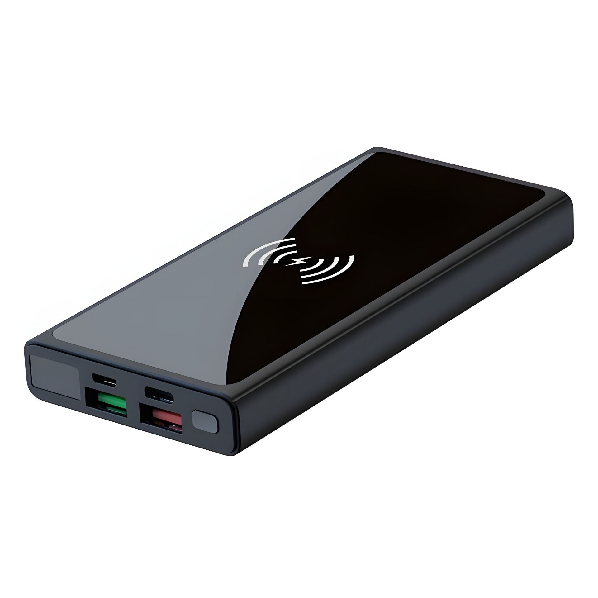 Повербанк XO PR141 + бездротовий (10000mAh/Out: 2USB-A 22.5W QC3.0, Qi 15W/In: micro-USB, Type-C 18W) з LED дисплеєм, чорний Повербанк XO PR141 + бездротовий (10000mAh/Out: 2USB-A 22.5W QC3.0, Qi 15W/In: micro-USB, Type-C 18W) з LED дисплеєм, чорний