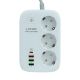 LDNIO SEW3452 Подовжувач з WiFi 3 ports / PD / 3USB / 1 QC 3.0 / 1 Type-C Білий