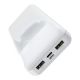 Повербанк Hoco J72A Easy travel (20000 mAh/Out: 2USB 5V/2A/In: Type-C, micro-USB 5V/2A) з LED індикатором, Білий