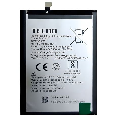 Аккумулятор ZTE Blade A7S 2020/A7020/A71 (A7030/Li3839T44P8h866445) 4000mAh [Original PRC] 12 месяцев гарантии