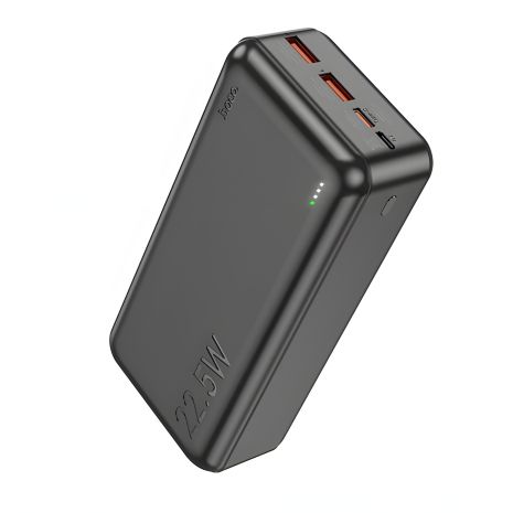 Повербанк Hoco J101B (Micro-USB/Type-C 18W, 1 Type-C PD 20W, 2USB QC3.0 22.5W, 30000mAh), совместим с иными устройствами, черный