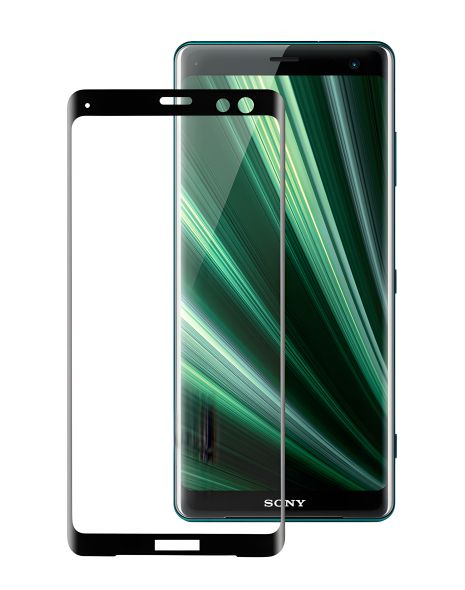 Захисне скло 3D PowerPlant для Sony Xperia XZ3, Black Захисне скло 3D PowerPlant для Sony Xperia XZ3, Black