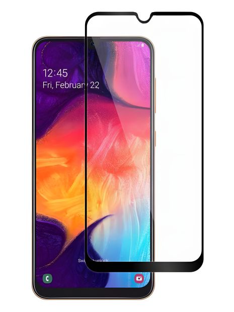 Захисне скло Full screen PowerPlant для Samsung Galaxy A20e, Black