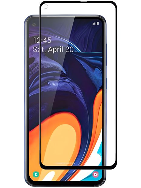 Samsung Galaxy A60 Black Full Screen PowerPlant Захисне скло