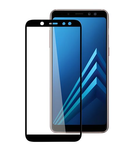 Захисне Full screen скло PowerPlant для Samsung Galaxy A6+ (SM-A605) Black