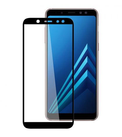 Защитное стекло Full screen PowerPlant для Samsung Galaxy A6+ (SM-A605) Black Защитное стекло Full screen PowerPlant для Samsung Galaxy A6+ (SM-A605) Black