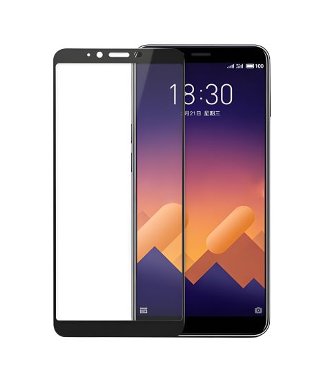 Екран Full screen захисне скло PowerPlant Meizu E3 Black