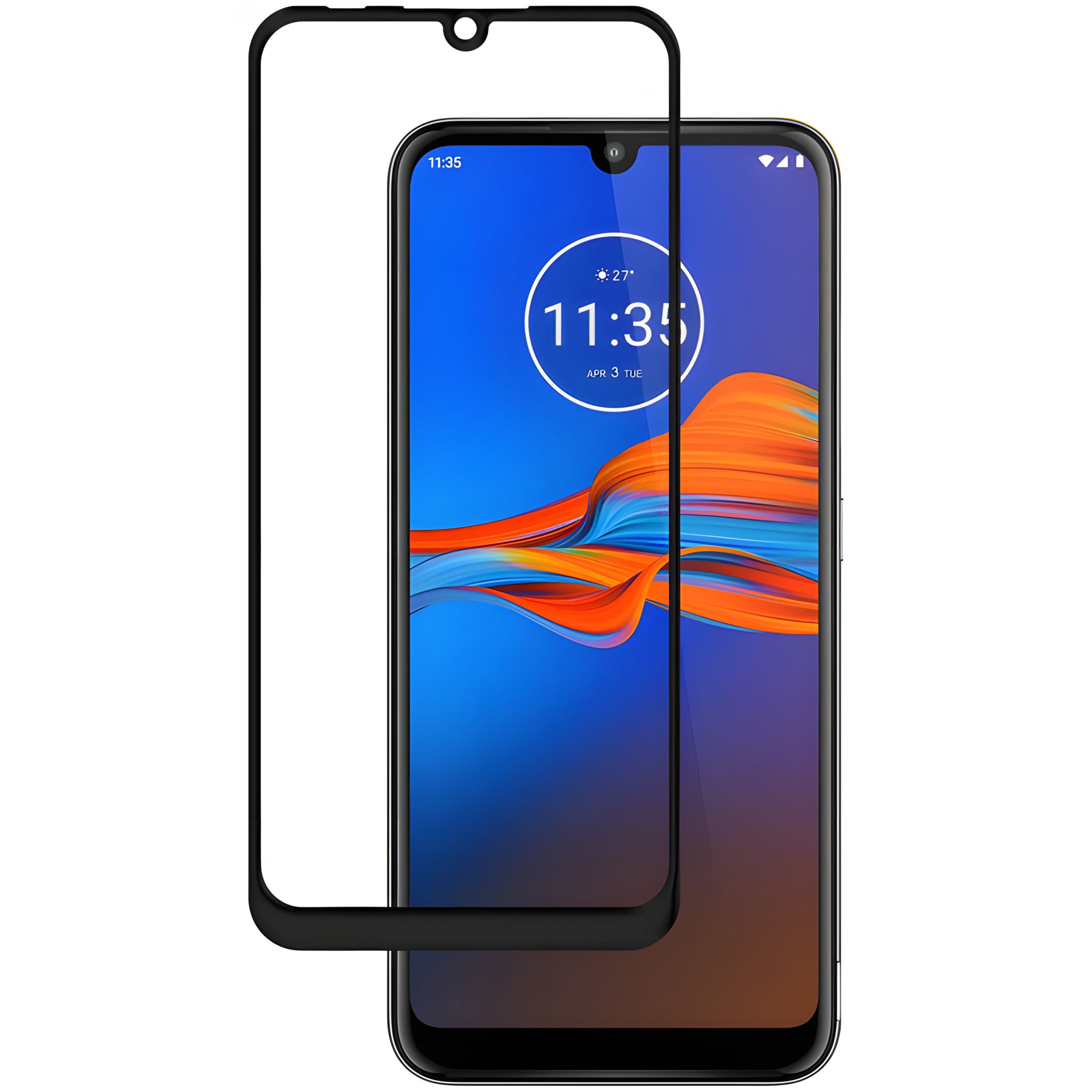 Фуллскрин защитное стекло PowerPlant для Motorola Moto E6 Plus, Черное Фуллскрин защитное стекло PowerPlant для Motorola Moto E6 Plus, Черное