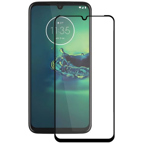 Экранирующее Full screen стекло PowerPlant для Motorola Moto G8 Plus, чёрное Экранирующее Full screen стекло PowerPlant для Motorola Moto G8 Plus, чёрное