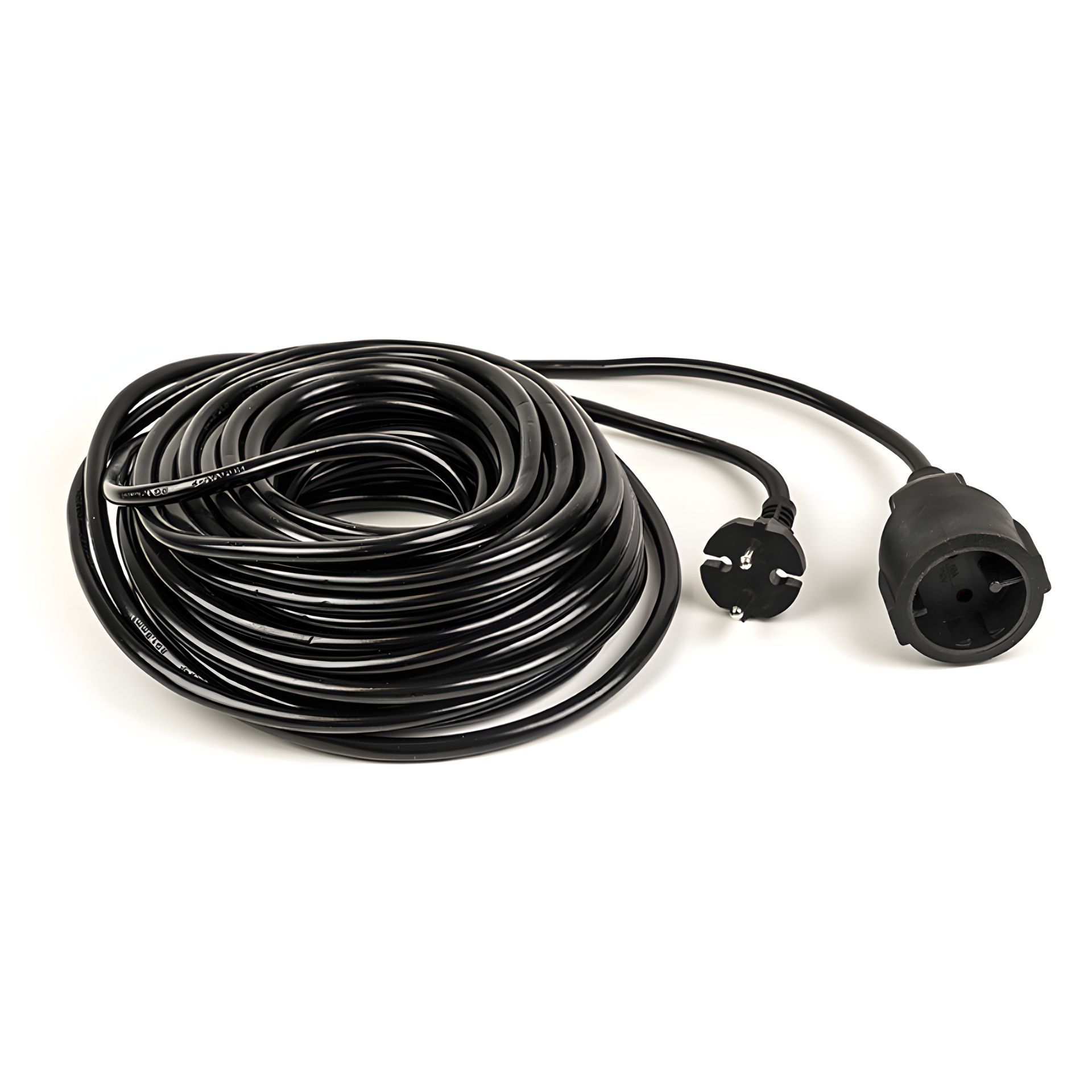 PowerPlant JY-3021/20 Подовжувач 20 м, 2x2.5мм2, 16А Black PowerPlant JY-3021/20 Подовжувач 20 м, 2x2.5мм2, 16А Black