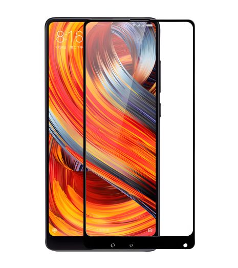 Полное защитное стекло PowerPlant для Xiaomi Mi Mix 2S, Black