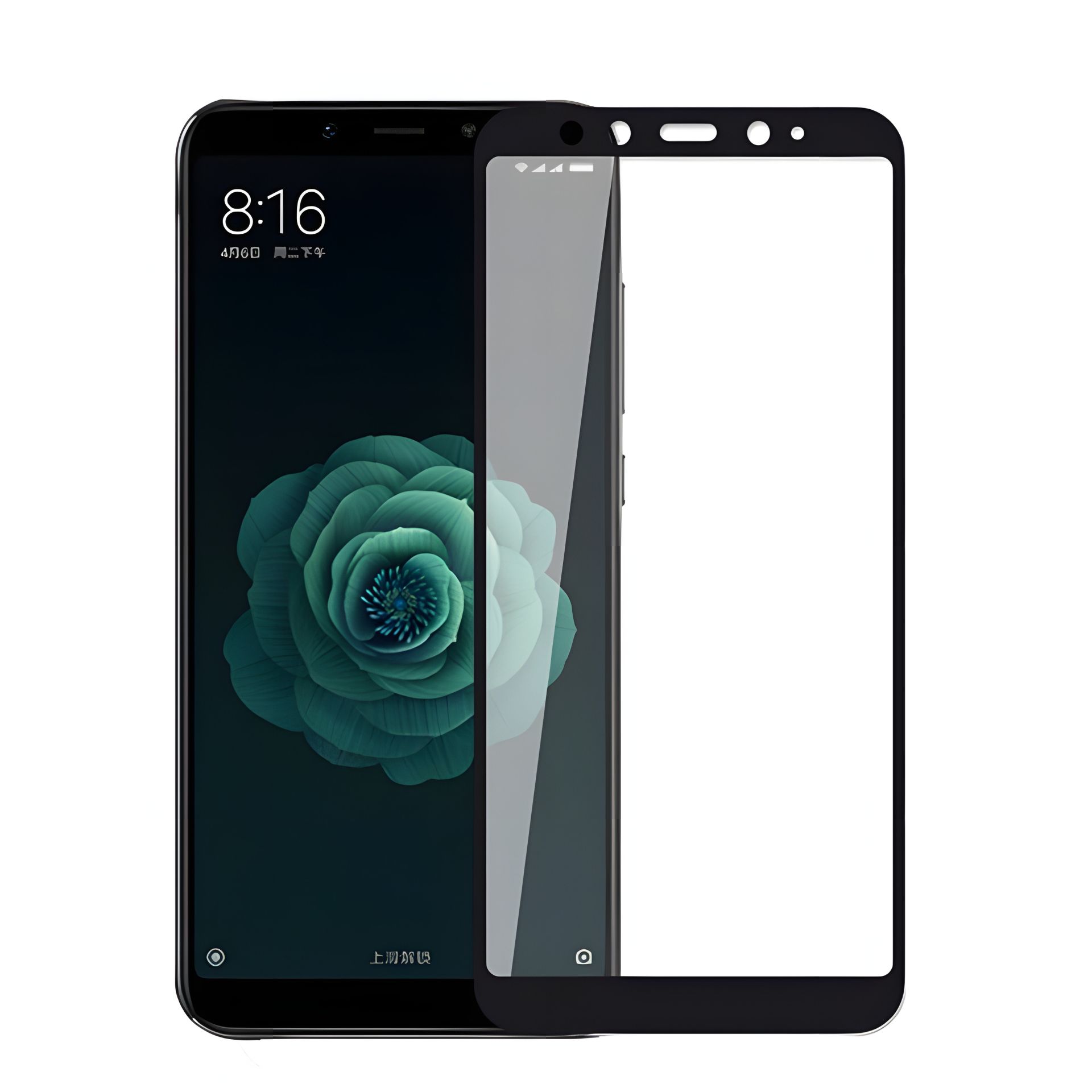 Чорне захисне скло Full screen PowerPlant для Xiaomi Mi A2 Чорне захисне скло Full screen PowerPlant для Xiaomi Mi A2