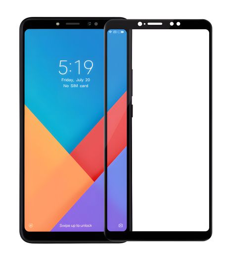 Full screen защитное стекло PowerPlant для Xiaomi Mi Max 3, Black