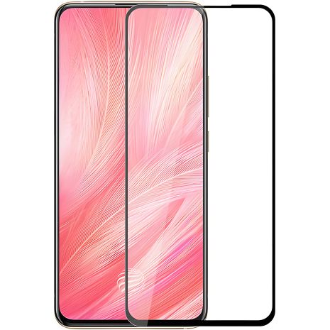 Полноэкранное защитное стекло PowerPlant для Vivo X27, черное