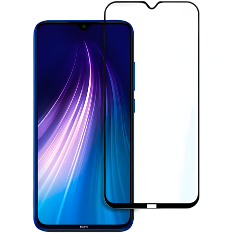 Full screen Захисне скло для Xiaomi Redmi Note 8, Black - PowerPlant