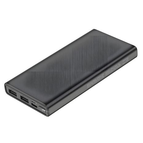 Повербанк Hoco J55 Neoteric Mobile (10000 mAh / Out: 2USB 5V/2A / In: Type-C, micro-USB 5V/2A ) с LED индикатором, Чёрный Повербанк Hoco J55 Neoteric Mobile (10000 mAh / Out: 2USB 5V/2A / In: Type-C, micro-USB 5V/2A ) с LED индикатором, Чёрный