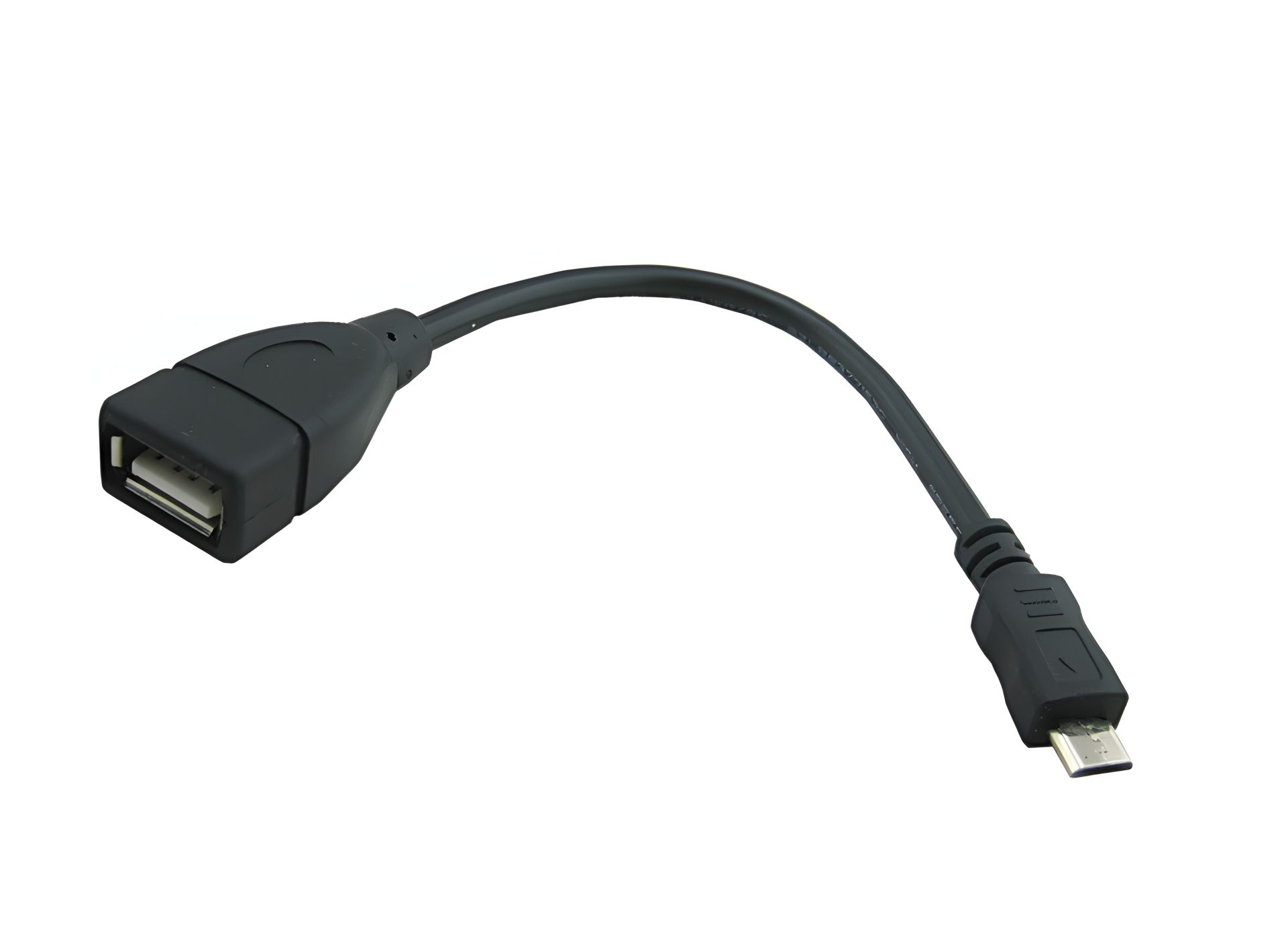 PowerPlant OTG USB 2.0 AF - Micro кабель, 0.1м PowerPlant OTG USB 2.0 AF - Micro кабель, 0.1м