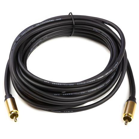 PowerPlant Optima Subwoofer Cable, 5m (O-SU-5)