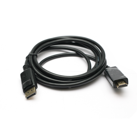 Відео кабель PowerPlant HDMI - DisplayPort, 1.8м, позолочені конектори, 1.3V Відео кабель PowerPlant HDMI - DisplayPort, 1.8м, позолочені конектори, 1.3V