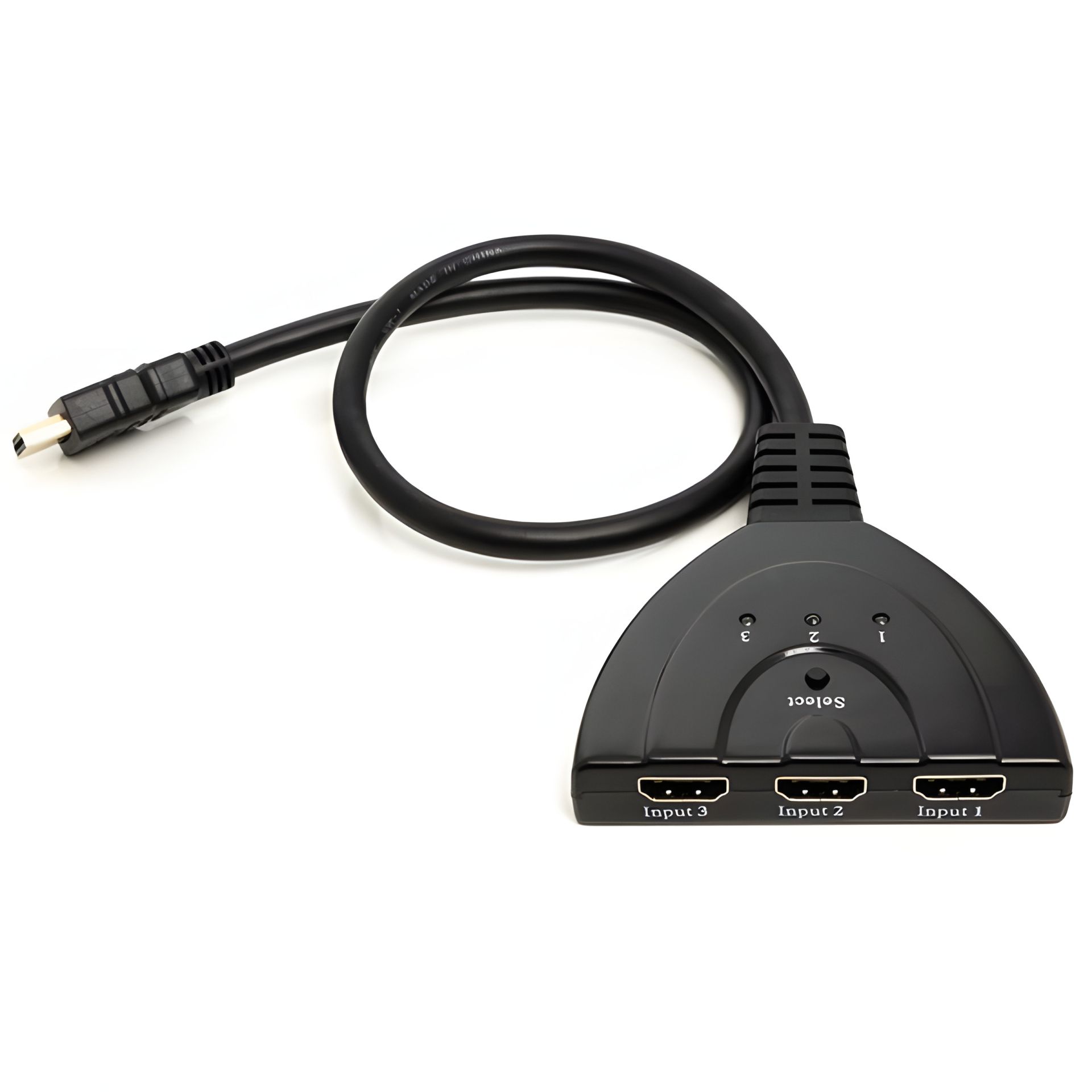 Перехідник PowerPlant HDMI - HDMI 3x1 з перемикачем Перехідник PowerPlant HDMI - HDMI 3x1 з перемикачем