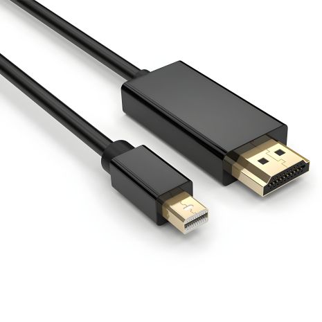 PowerPlant mini DisplayPort Cable (M) - HDMI (M), 1m