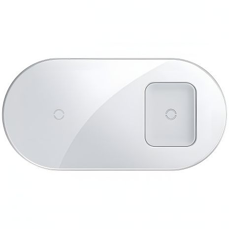 Беспроводное ЗУ Baseus Simple 2in1 (WXJK-02) White (Phone + Pods)