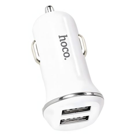 Hoco Z1 Авто ЗУ 2USB White (2.1A)