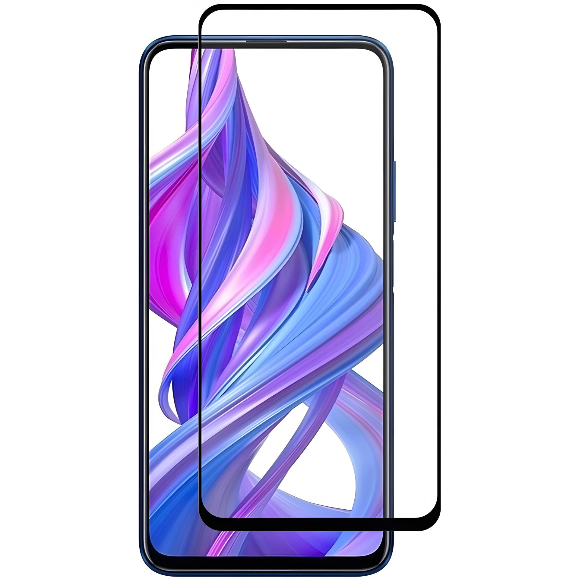 Huawei Nova 7i защитное стекло PowerPlant full screen, чёрное Huawei Nova 7i защитное стекло PowerPlant full screen, чёрное