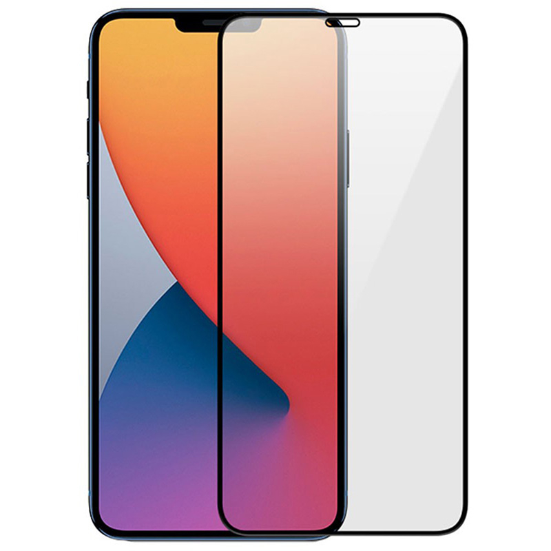 Захисне скло Full screen PowerPlant для Apple iPhone 12 mini, Black Захисне скло Full screen PowerPlant для Apple iPhone 12 mini, Black