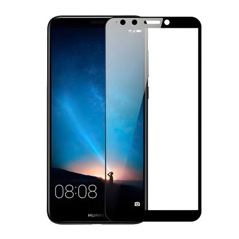 Полное защитное стекло PowerPlant для Huawei Y9 2018 (Черное) Полное защитное стекло PowerPlant для Huawei Y9 2018 (Черное)