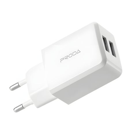 Зарядний пристрій Remax PD-A22 (2USB/2.1A) White