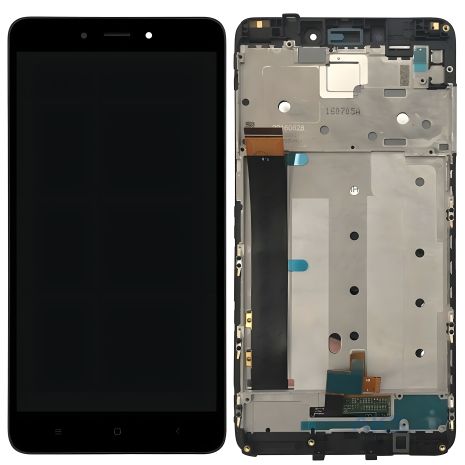 Чорний сенсорний Дисплей (LCD) для Xiaomi Redmi Note 4 + рамка