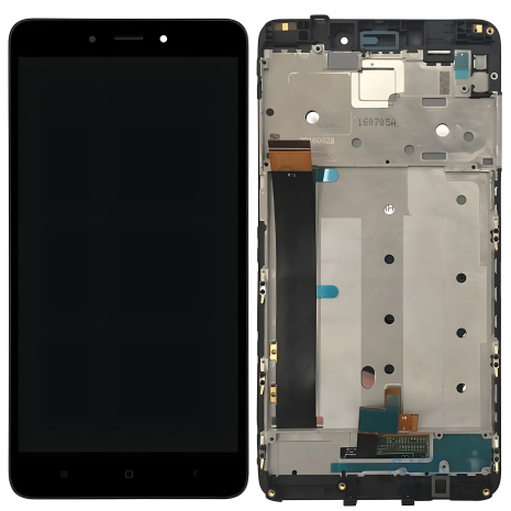 Дисплей Xiaomi Redmi Note 4 MediaTek (LCD) с чёрным сенсором и рамкой