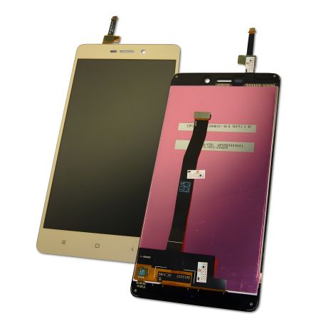 Сенсорный дисплей (LCD) золотой для Xiaomi Redmi 3/ Redmi 3S/ Redmi 3X