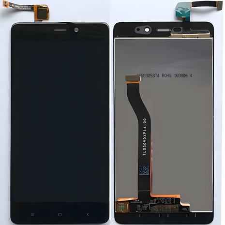 Сенсорный дисплей (LCD) чёрный для Xiaomi Redmi 4