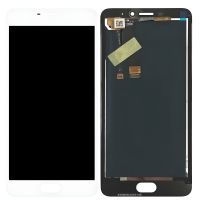 Дисплей (LCD) Meizu M5 Note (M621) із сенсором білий - ClearView