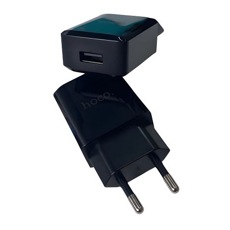 Зарядное устройство Hoco C27A (1USB/ 2.4A) Black Зарядное устройство Hoco C27A (1USB/ 2.4A) Black