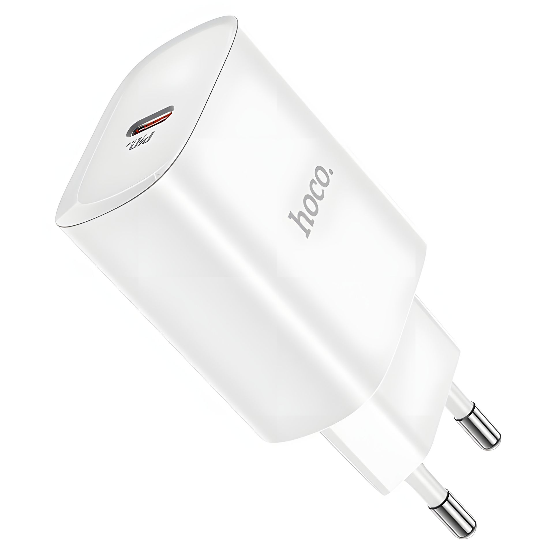 Зарядний пристрій Hoco N14 PD (20W, Out: Type-C) white Зарядний пристрій Hoco N14 PD (20W, Out: Type-C) white