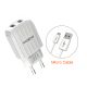 Зарядний пристрій Moxom KH-47 Micro 2USB White