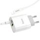 Зарядное устройство Hoco C80A 20W PD + QC3.0 Type-C to Lightning White