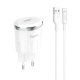 Зарядний пристрій Hoco C37A Type-C White Зарядний пристрій Hoco C37A Type-C White