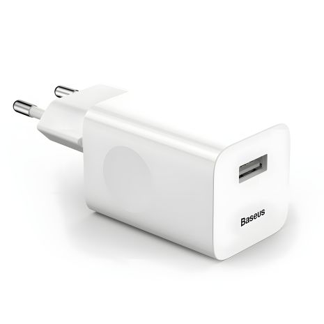 Зарядний пристрій Baseus QC 3.0A CCALL-BX-02 White