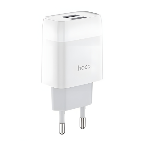 Hoco C73A 2USB Зарядное устройство 2.4A Белое