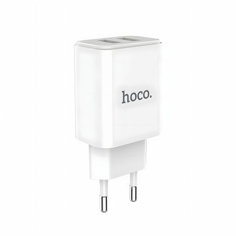 Зарядний пристрій Hoco C62A 2USB 2.1A White
