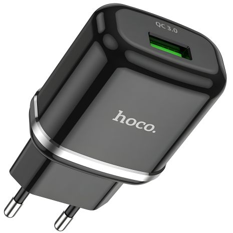 Зарядний пристрій Hoco N3 Micro QC3.0 Black Зарядний пристрій Hoco N3 Micro QC3.0 Black